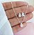 Conjunto Colar e Brincos Zirconia Gota Prata 925 - Imagem 3