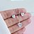 Conjunto Colar e Brincos Zirconia Coração Prata 925 - Imagem 3