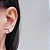 Conjunto Colar e Brincos Zirconia 6mm Rosa Claro Prata 925 - Imagem 4