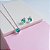 Conjunto Colar e Brincos Zirconia Coração Verde Claro Prata 925 - Imagem 1