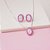Conjunto Colar e Brinco Zirconia Cravejada Rose Prata 925 - Imagem 1