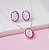 Conjunto Colar e Brinco Zirconia Cravejada Rose Prata 925 - Imagem 3