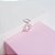 Pingente Ponto de Luz Zirconia Rosa Claro Prata 925 - Imagem 1