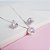 Conjunto Colar e Brincos Ponto de Luz Cravejado Zirconia Prata 925 - Imagem 3