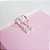 Argola Clique com Pingente Zirconia Retangular Prata 925 - Imagem 3