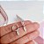 Argola Clique com Pingente Zirconia Retangular Prata 925 - Imagem 4