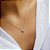Conjunto Colar e Brincos Ponto de Luz Zirconia Gota Prata 925 - Imagem 2