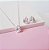 Conjunto Colar e Brincos Ponto de Luz Zirconia Gota Prata 925 - Imagem 1