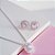 Conjunto Colar e Brinco Ponto de Luz Cravejado Rosa Prata 925 - Imagem 2