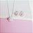 Conjunto Colar e Brincos Ponto de Luz Cravejado Prata 925 - Imagem 1