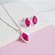 Conjunto Colar e Brincos Zirconia Navete Rosê Cravejado Prata 925 - Imagem 5