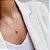Conjunto Colar e Brincos Zirconia Navete Rosê Cravejado Prata 925 - Imagem 2