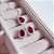 Conjunto Colar e Brincos Zirconia Gota Vermelha Cravejada Prata 925 - Imagem 5