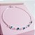 Pulseira Pingentes Olho Grego Prata 925 - Imagem 1