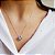 Conjunto Colar e Brincos Zirconias Azul Prata 925 - Imagem 2