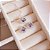 Conjunto Colar e Brincos Zirconia Lilas Redonda Cravejada Prata 925 - Imagem 3