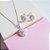 Conjunto Colar e Brincos Ponto de Luz Cravejado Zirconias Prata 925 - Imagem 1