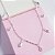 Choker Pingentes Gotinhas de Prata e Zirconias Prata 925 - Imagem 1