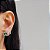 Conjunto Colar e Brincos Zirconia Quadrada Verde Esmeralda Prata 925 - Imagem 4
