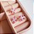 Conjunto Colar e Brincos Zirconias Rosa e Cristal Prata 925 - Imagem 3