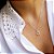 Conjunto Colar e Brincos Zirconia Amarela Citrino Prata 925 - Imagem 2