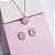 Conjunto Colar e Brincos Zirconia Rosa Claro Prata 925 - Imagem 1