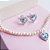 Conjunto Colar e Brincos Pérola e Zirconia Azul Sky Prata 925 - Imagem 3