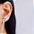 Conjunto Colar e Brincos Pérola e Zirconia Azul Sky Prata 925 - Imagem 4