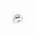 Anel Zirconia Oval Ajustável Prata 925 - Imagem 1