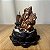 Incensário Cascata Ganesha na Flor de Lótus Cor Bronze - Imagem 3