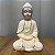 Buda de Porcelana Meditando com Luminária - Imagem 2