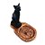Incensário Gato Egípcio Bronze - Imagem 1