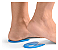 Calcanheira de silicone para esporão de calcanhar, fascite plantar, tendinite, bursite, artralgia - Hidrolight - Imagem 1