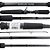 Vara Carretilha Black Tamba 30-60lb IM6 - Vários Tamanhos - Maruri - Imagem 3
