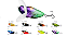 isca albatroz Nynfa 4cm 6g- escolha a cor - Imagem 9