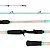 Vara de Carretilha Lumis Virotty Blue-Green 40-80lb - escolha o tamanho - Imagem 1