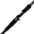 Vara de Carretilha Lumis Power Carbon Preta 40-80lb - escolha o tamanho - Imagem 5