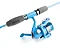 Kit De Vara + Molinete Uni-Duni Albatroz fishing - Escolha A Cor - Imagem 4