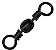 Girador Conector Black Albatroz Fishing - Escolha o tamanho - Imagem 2