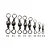 Girador Swivel Black Combat Celta - Escolha o Tamanho - Imagem 2