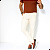 Calça Masculina Linho Sport Fino Bolso Faca Branca Off - Imagem 6