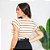 Blusa Feminina Muscle Tee Manga Curta Listrada Leve Versátil - Imagem 10