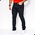 Calça Jeans Masculina Escura Skinny Casual Moderna Preto - Imagem 2