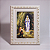 Quadro Nossa Senhora de Lourdes - Moldura Branca - Imagem 1