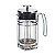 Cafeteira Francesa em Vidro e Aço Inox 350ml - Prateada - Imagem 1