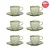 Conjunto de 6 Xícaras Grandes - 220ml - C/ Pires - Ryo Bambu - Imagem 2