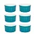 Kit com 06 - Tigela Ramequin 8X4cm - 100ml  Azul/Branco - Imagem 2