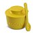Açucareiro com colher - 350gr - Amarelo - Imagem 1