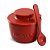 Açucareiro com colher - 350gr - Vermelho - Imagem 1