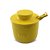 Pote de mel/Meleira com colher boleadora - 250gr - Amarelo - Imagem 1